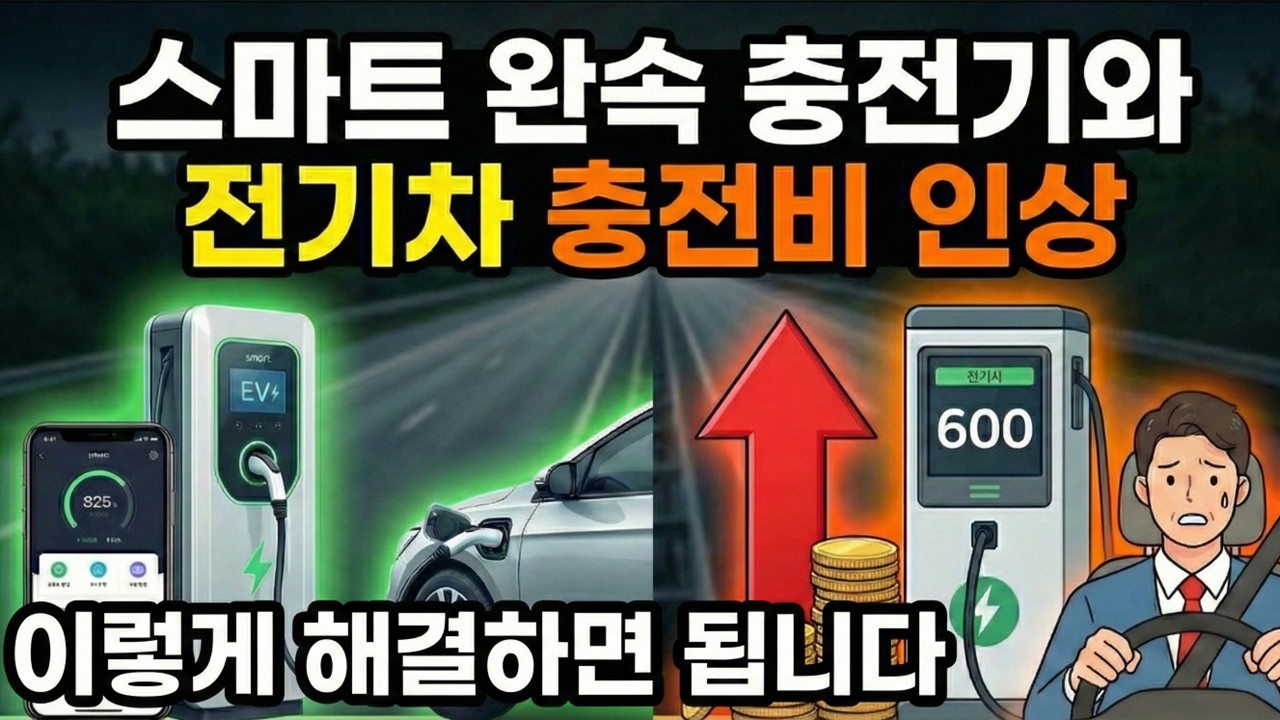 스마트 완속 충전기 리베이트와 전기차 충전비 인상 이렇게 해결하면 됩니다