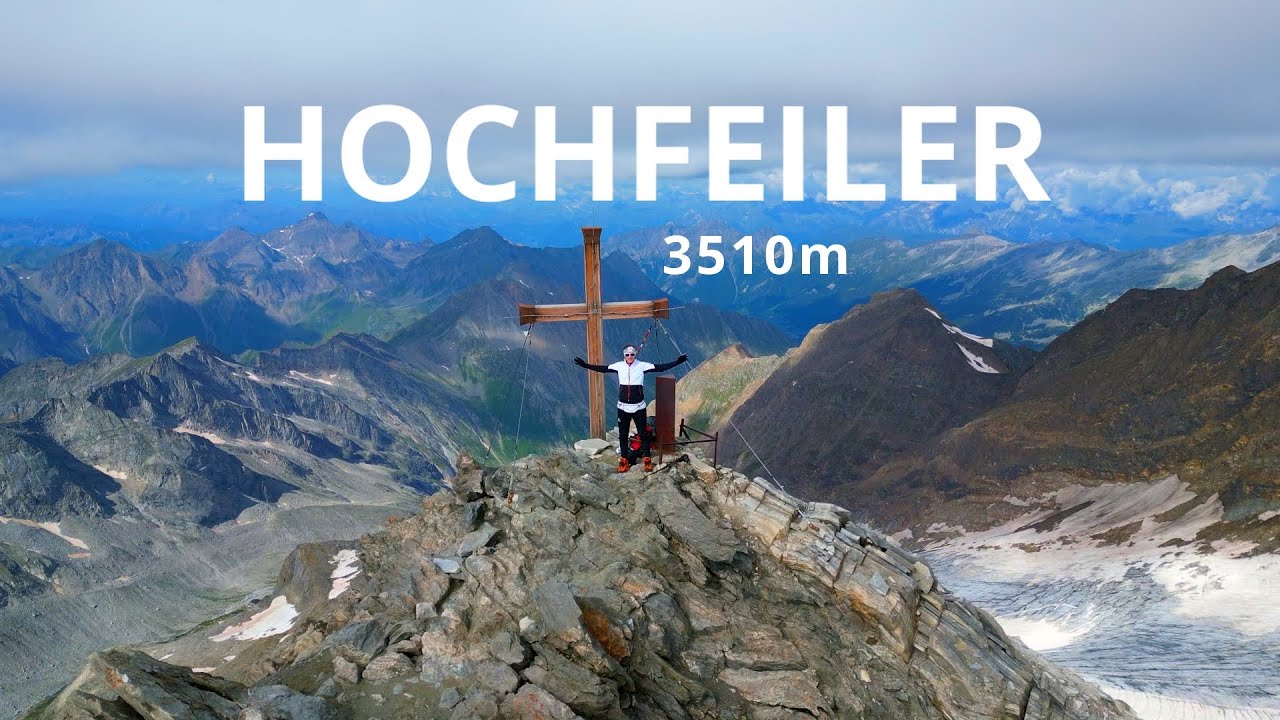 Hochfeiler (3510m) - Zillertaler Alpen - AUSTRIA | 4K Drone shot