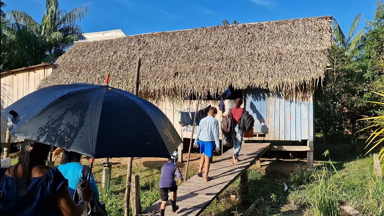 Final de semana na zona rural com a família 