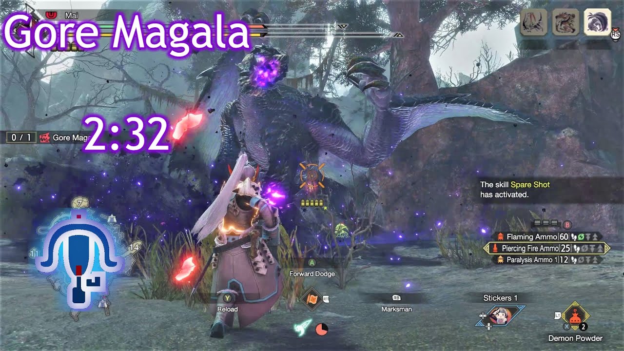 【MHR Sunbreak】PC 4☆  Gore Magala ゴア・マガラ LBG TA Rules? ¤2:32¤