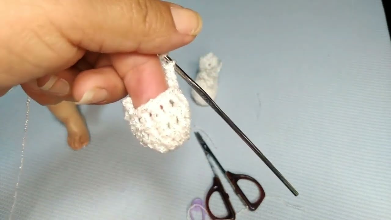 TEJE BONITOS ZAPATITOS PARA EL NIÑO JESÚS PASO A PASO