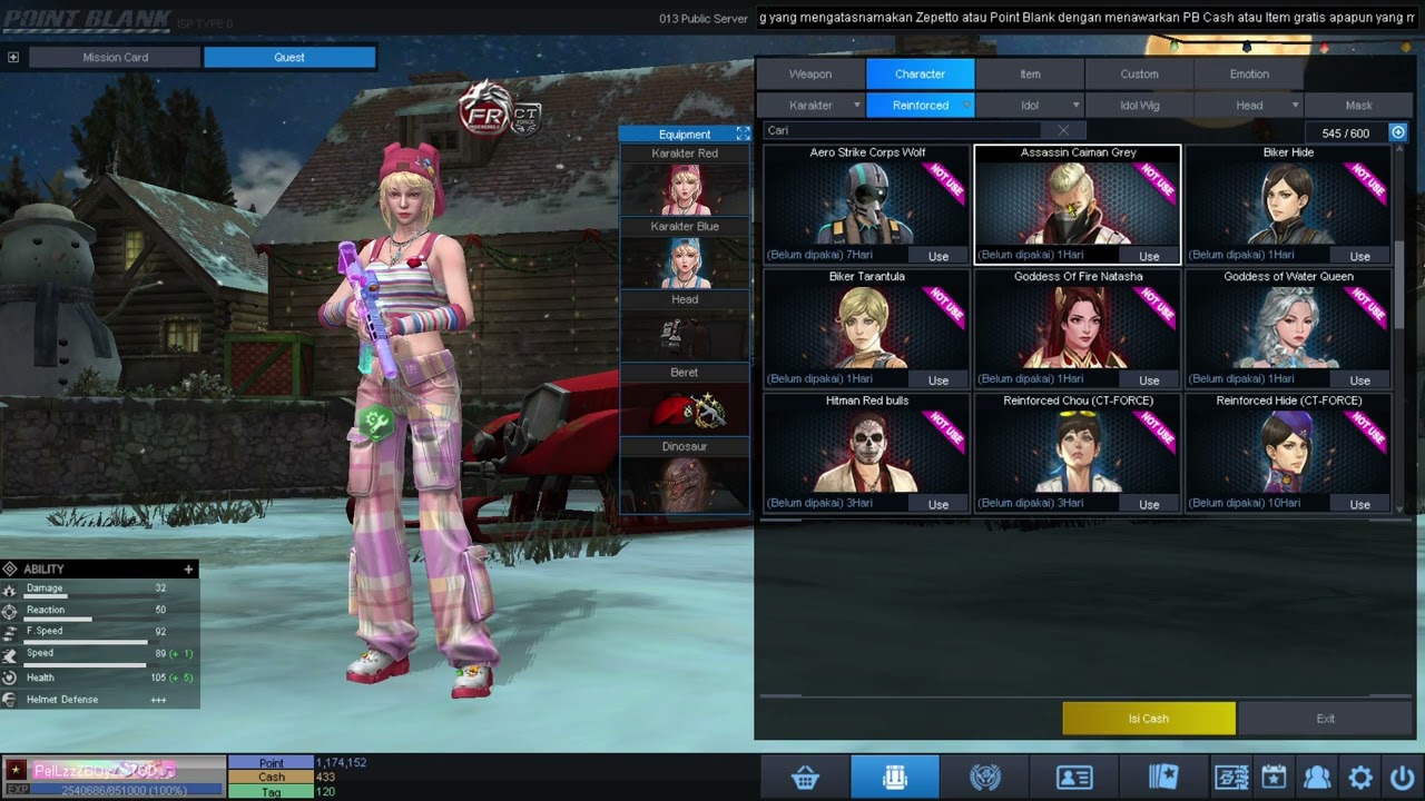 Jual Akun PB B1 ( BP IDOL + AERO+OA30 DAYS+ QC QR + FC FT + INVENT 520+) (KODE 072)✅️ACCOUNT SOLD✅️