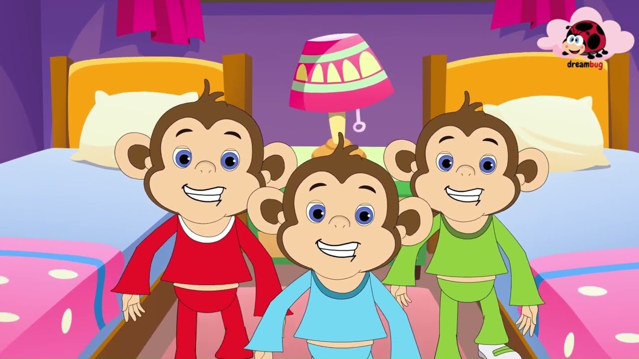 Silly Little Monkeys 🐒 | Fun & Bouncy Nursery Rhyme for Kids