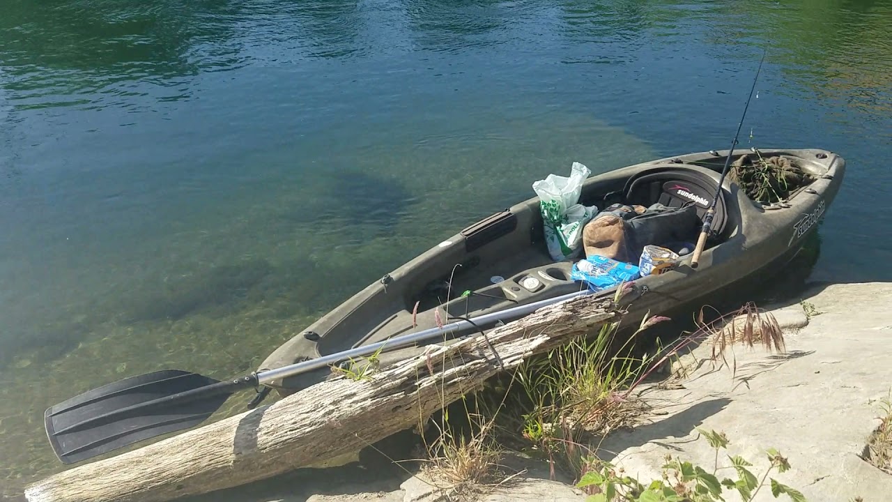 Kayaking at Lake Solano, just downstream of Lake Berryessa, California.