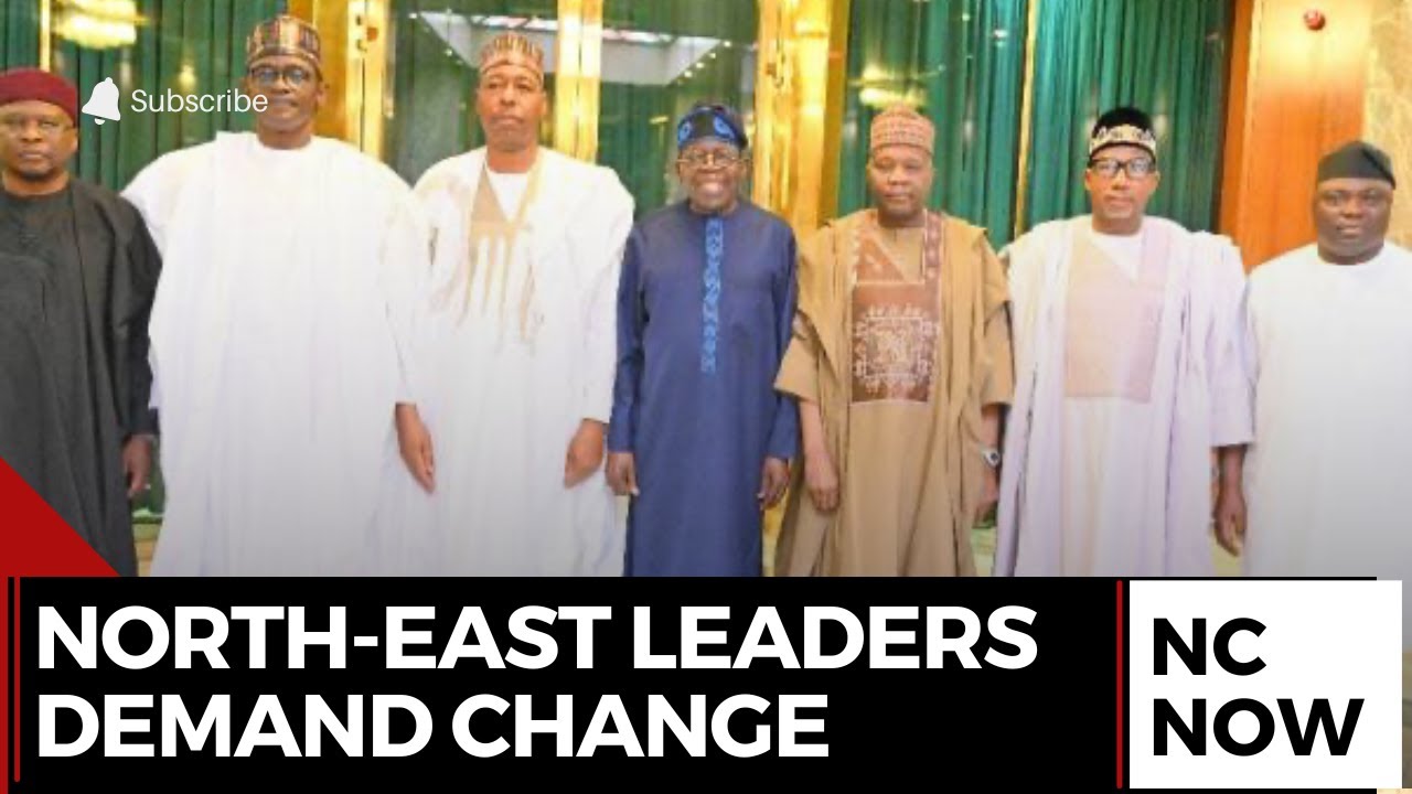 North-East Governors Back Tinubu, Demand Action on Insecurity