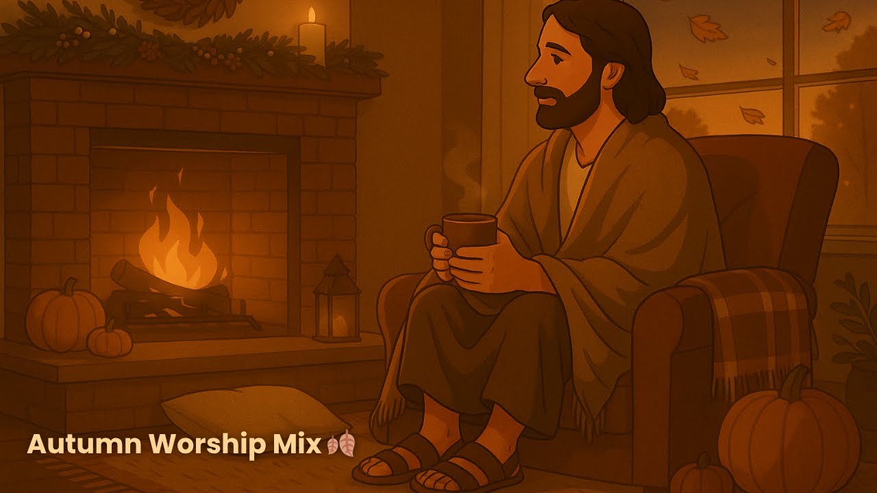 Autumn Worship Mix 🍂 | Peaceful Lo-Fi Christian Instrumentals for Rest & Reflection