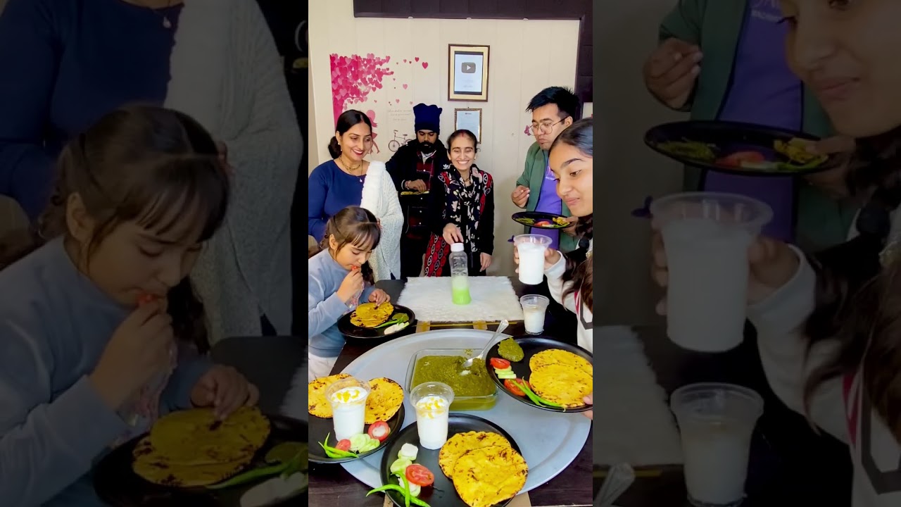 Makki ki roti sarson ka sag eating challenge | punjabi food challenge