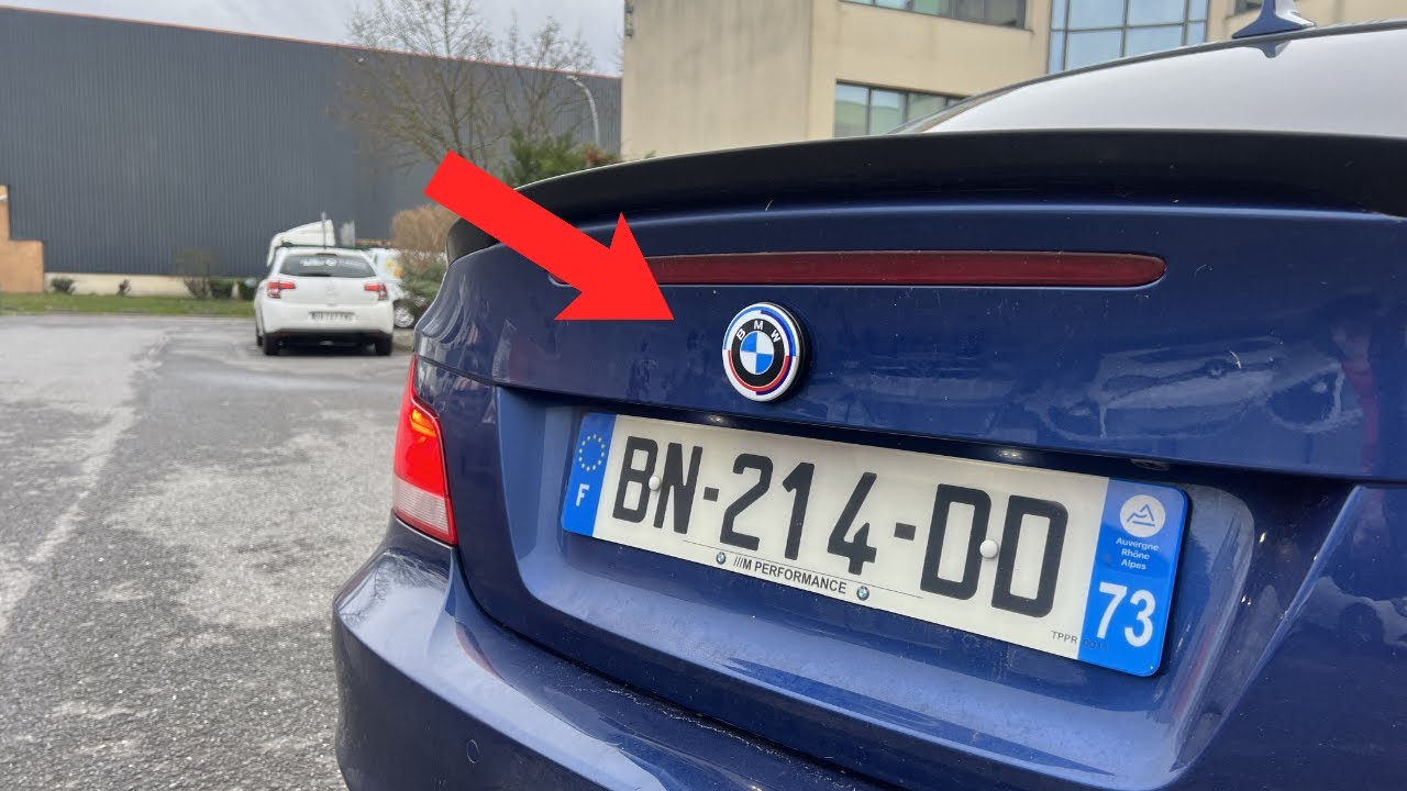 Changer ses logos sur sa BMW (Tuto logo 50ème Anniversaire sur Série 1 E82)