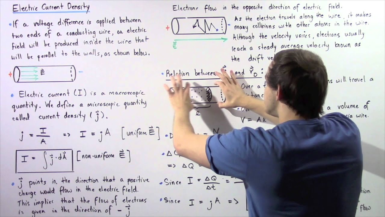 Current Density and Drift Velocity of Electrons
