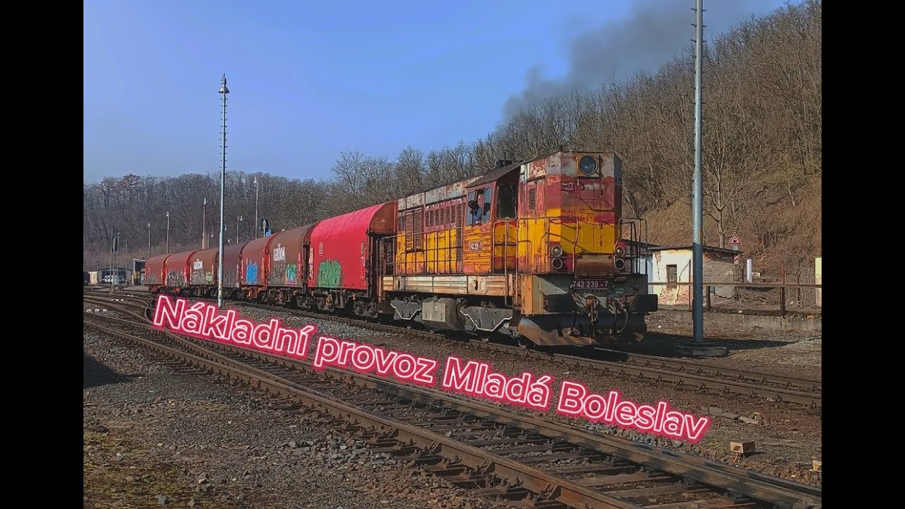 Nákladní provoz v Mladé Boleslavi 4.3. 2025