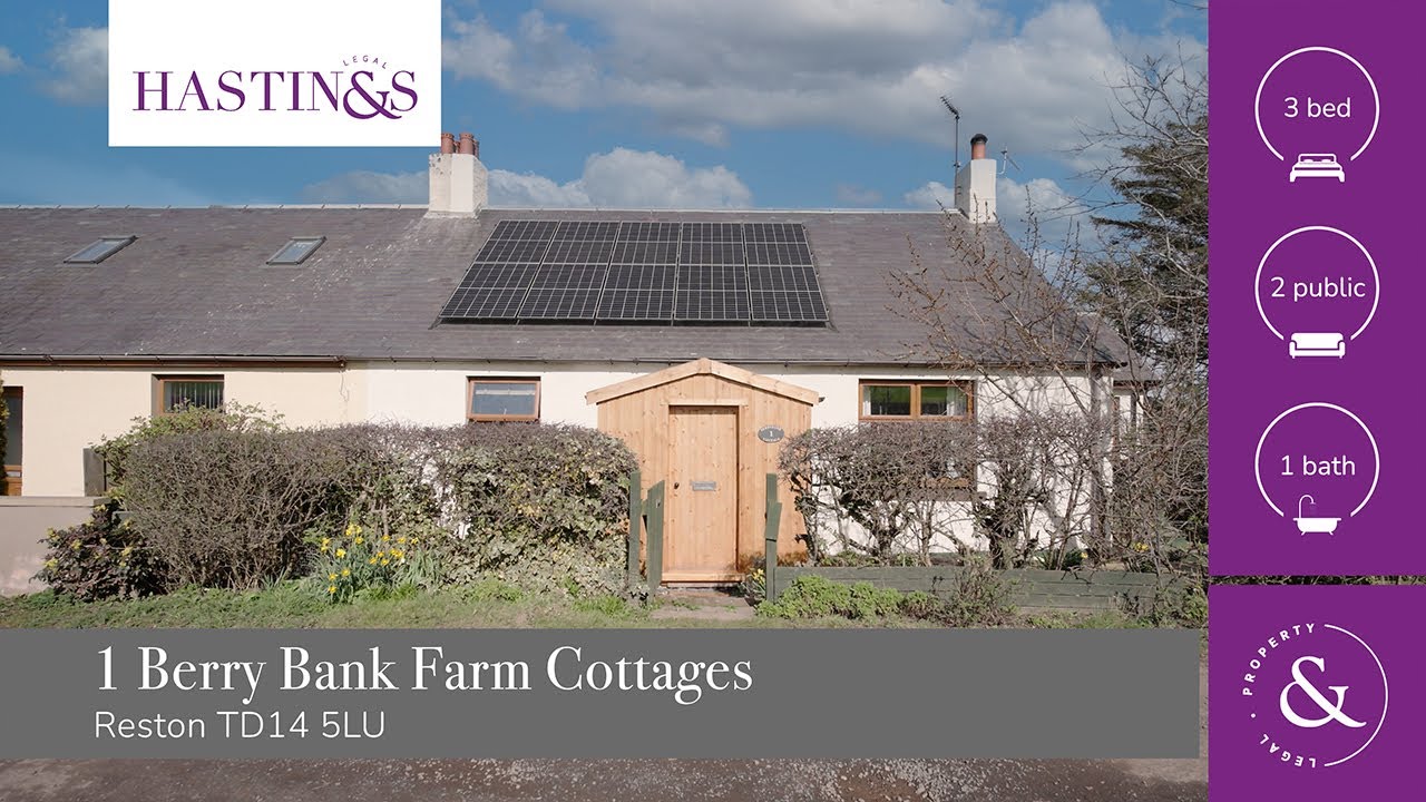 1 Berry Bank Farm Cottages, Reston TD14 5LU - Video Tour