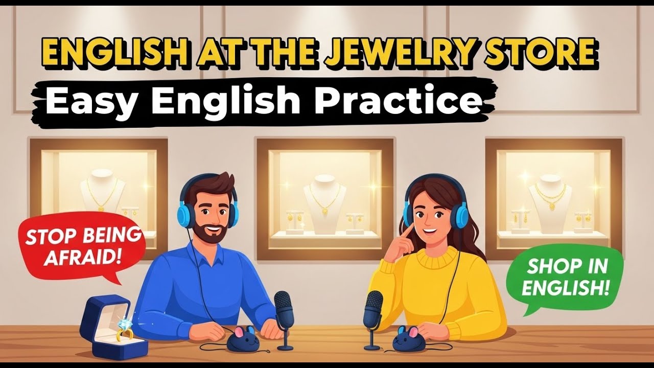 Stop Being Afraid! How to Shop for Jewelry in English | Mr. English Diaries