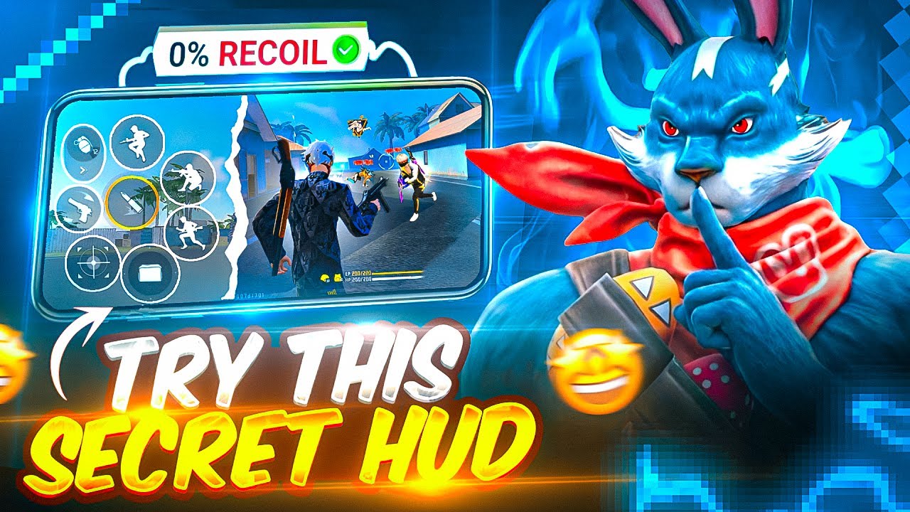 World&rsquo;s Best 2 & 3 Finger Custom HUD Settings For [ Fast Freestyle Movement & No Recoil Headshots ]🔥