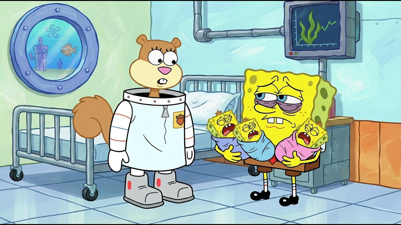 Sandy Finally Gave Birth!&hellip; And SpongeBob Gets Hit With TRIPLE Trouble! | Fanmade SpongeBob Animation