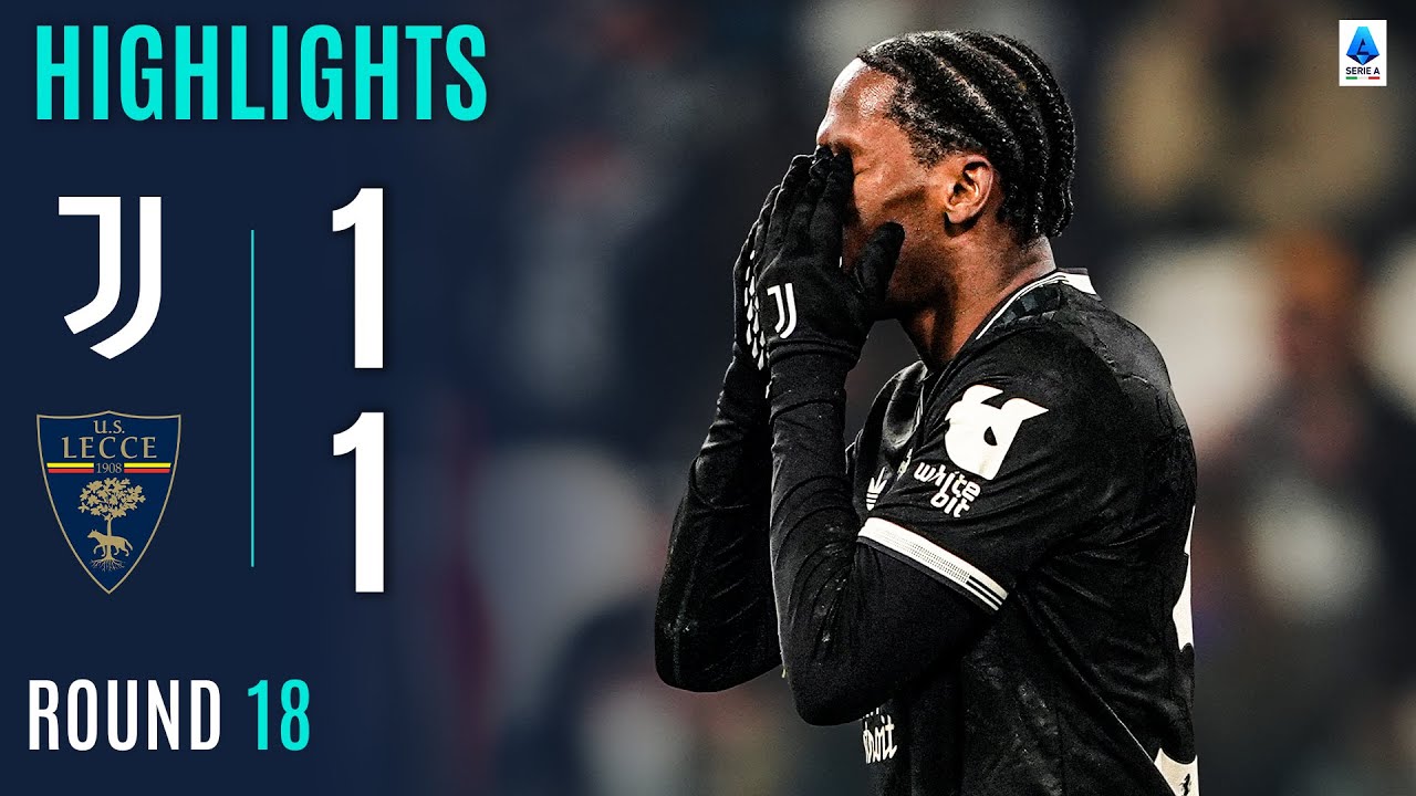 JUVENTUS-LECCE 1-1 | HIGHLIGHTS | Bianconeri Rue Missed Chances | Serie A 2025/26