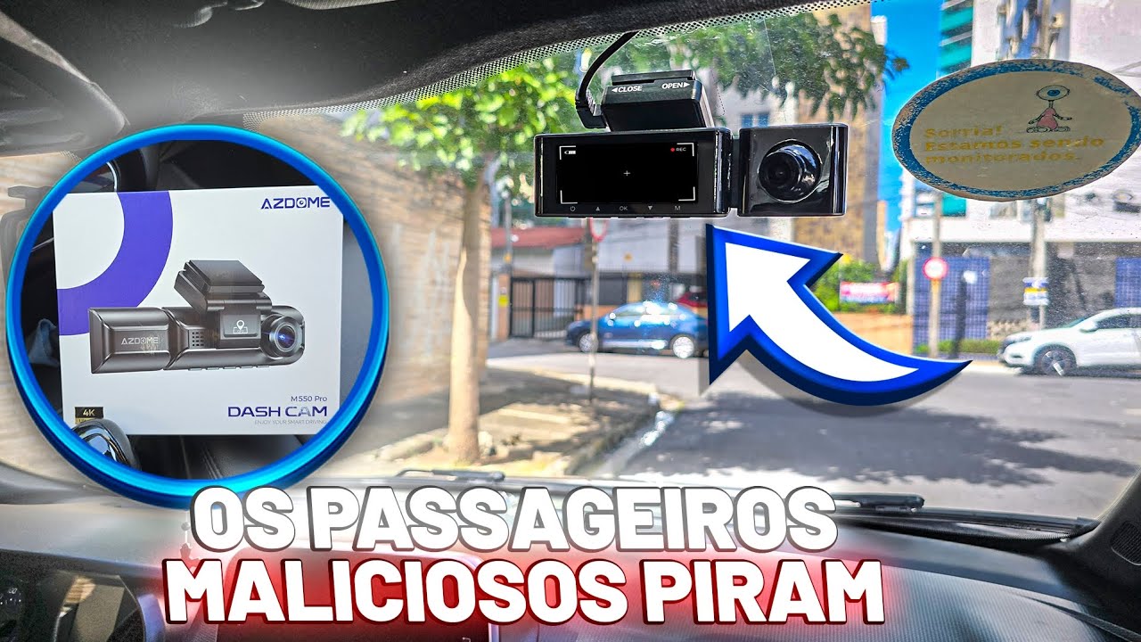 ✅ COMPREI UMA AZDOME M550 PRO (melhor câmera veicular) JÁ INSTALEI E JÁ CONFIGUREI!!!!