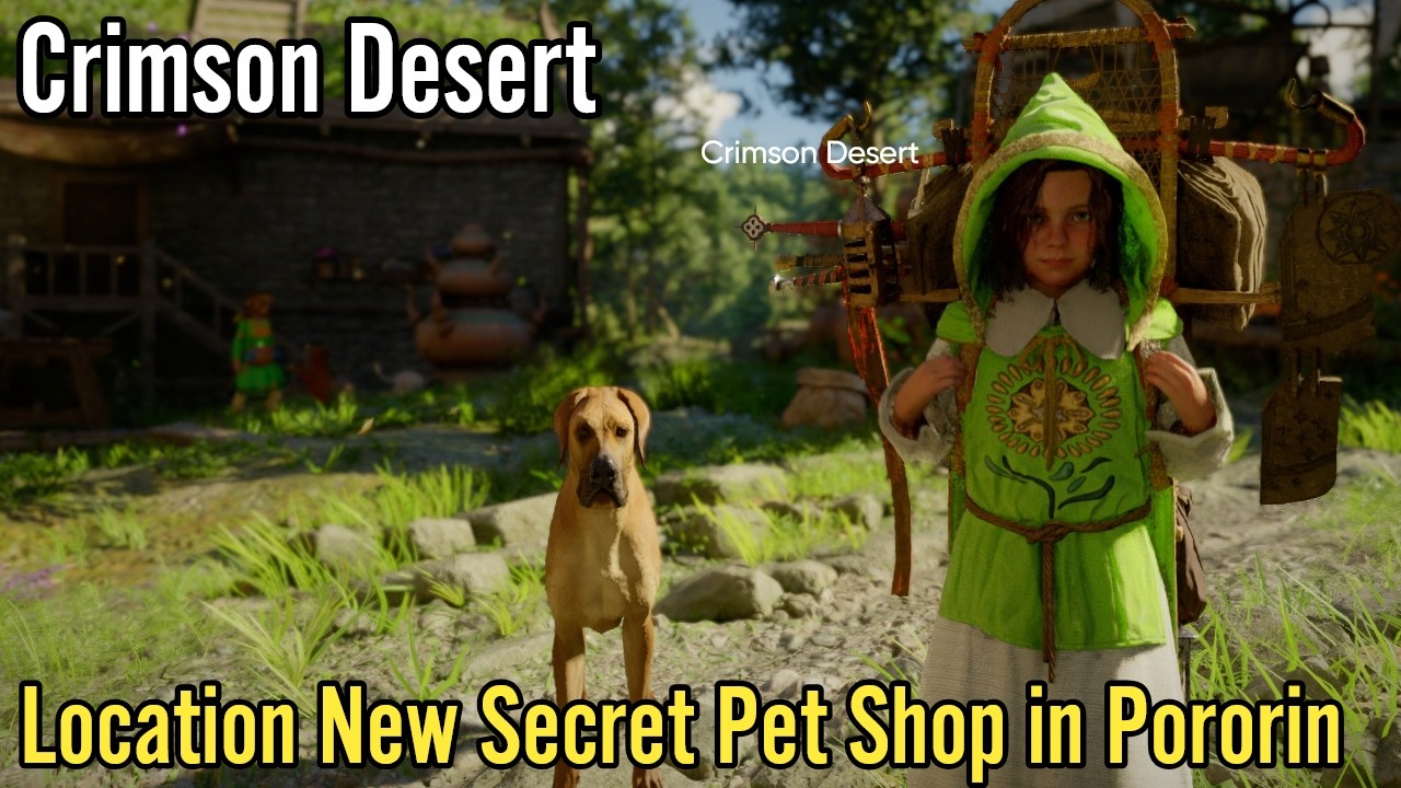 Crimson Desert, Location New Secret Pet Shop in Pororin Pet Equipment Guide