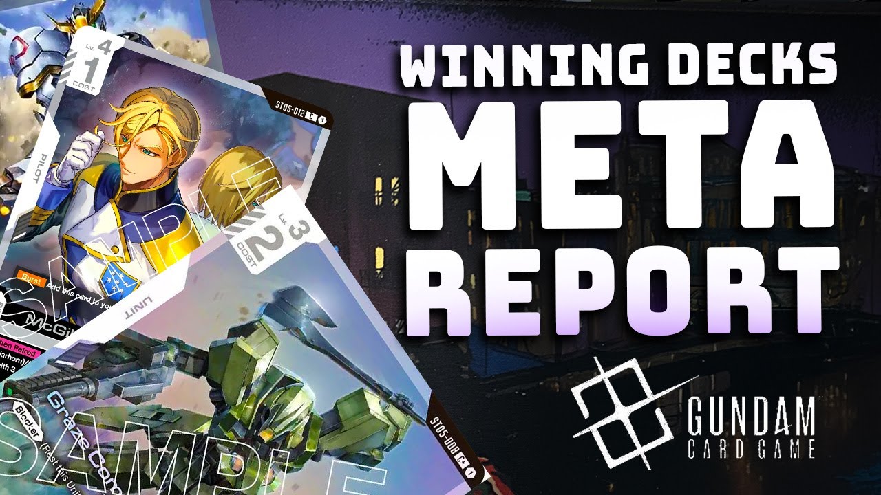 Мета-отчет по Gundam TCG! Успешные списки колод!