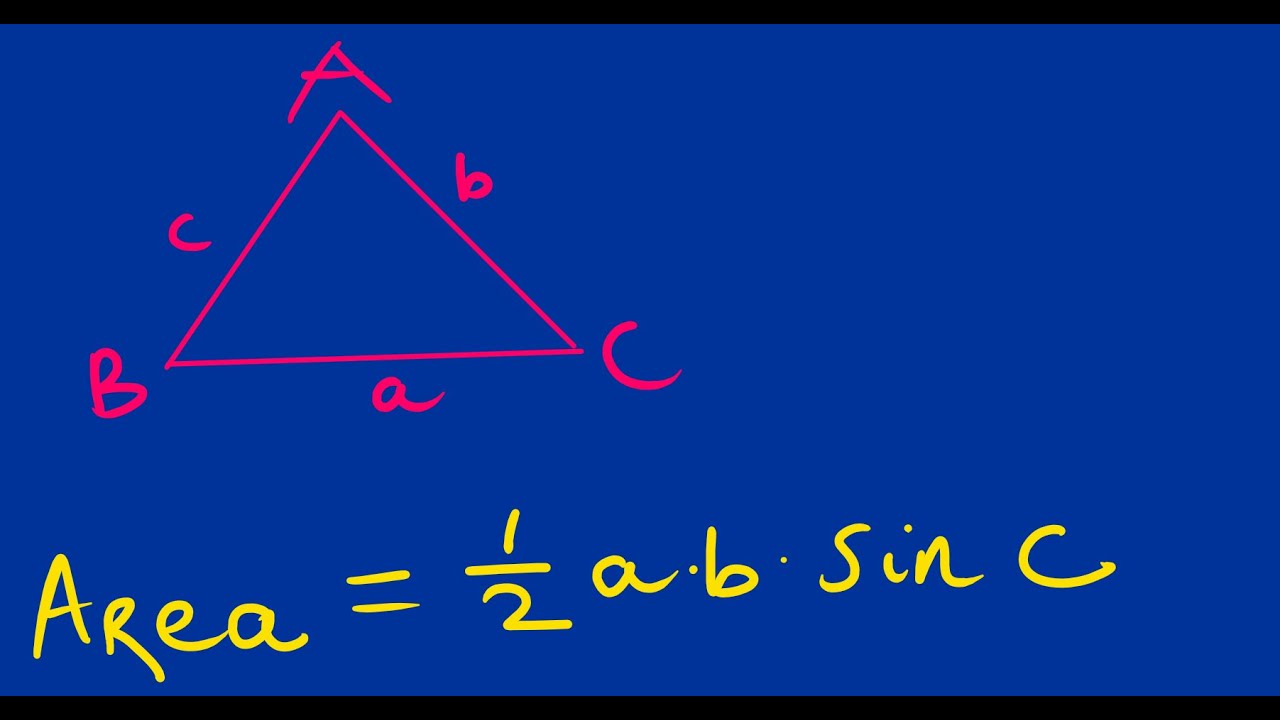 THE AREA RULE AND THE SINE RULE