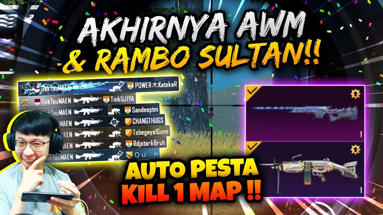AKHIRNYA AWM SULTAN KEPAKE JUGA!! DUET AWM & RAMBO SULTAN!! | PUBG MOBILE