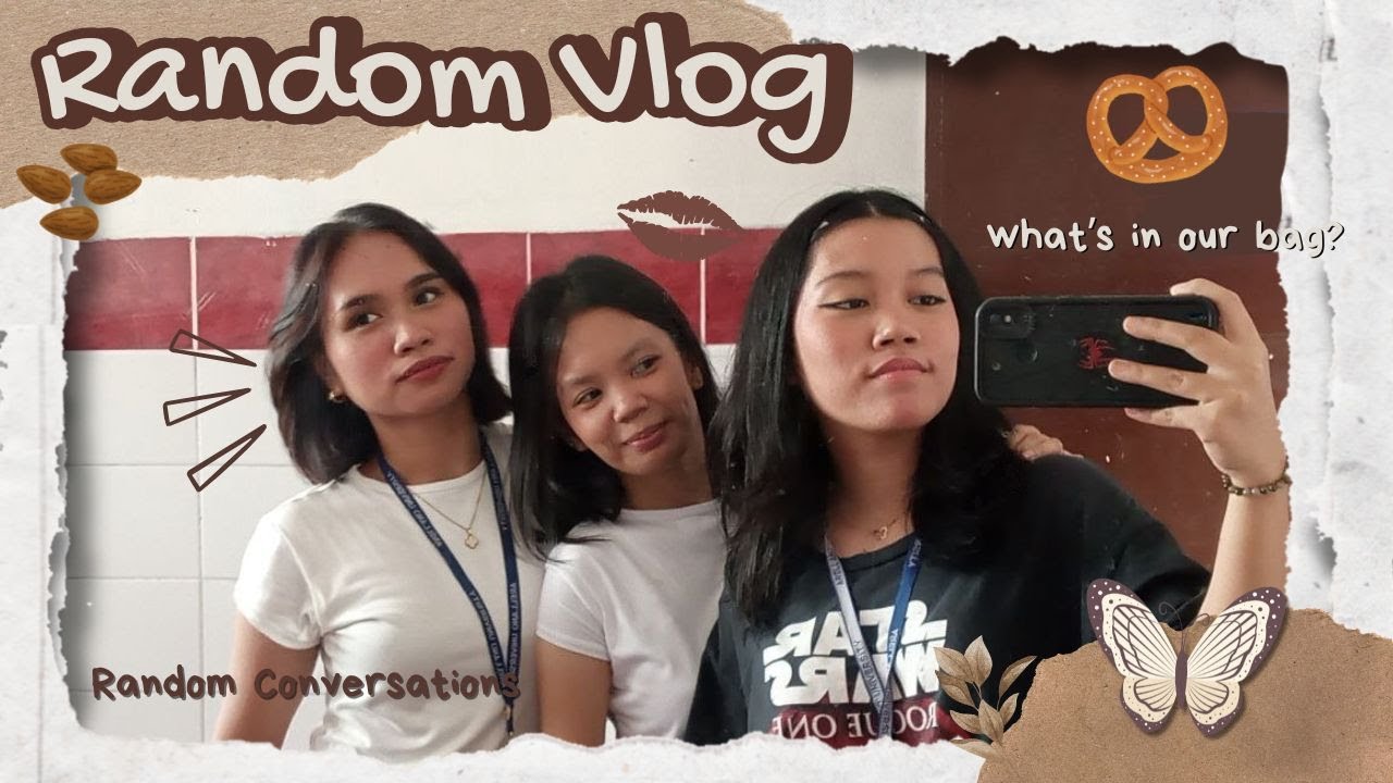 random conversations + what's in our bag🫧🌷