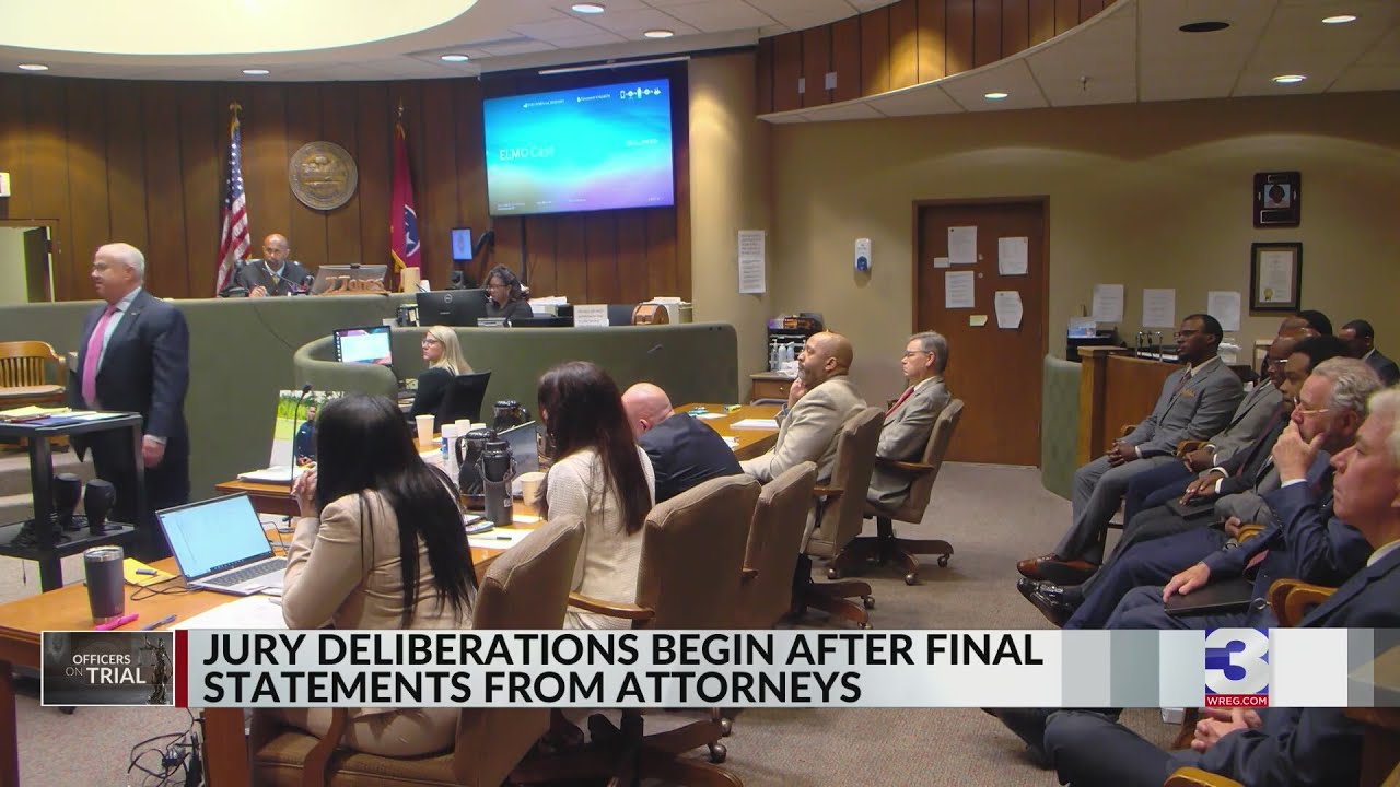 Jury deliberating in state murder trial for officers in Tyre Nichols’ death