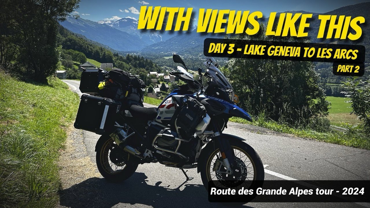 SOLO Motorcycle Tour Day 3 - Riding the incredible Col de la Colombière & Col des Aravis