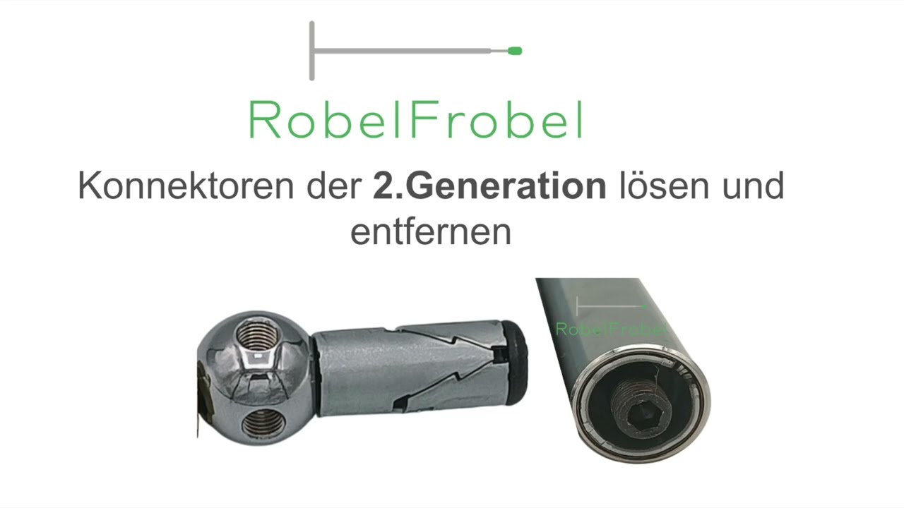 USM Konnektoren der zweiten Generation lösen mit dem Gummihammer