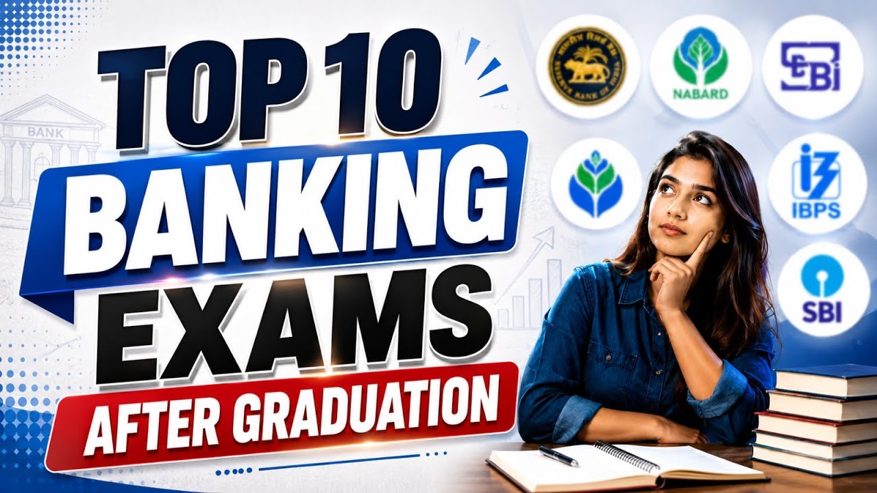 Top 10 Banking Exams after Graduation | Important Session for Beginners | By Vaibhav Sir