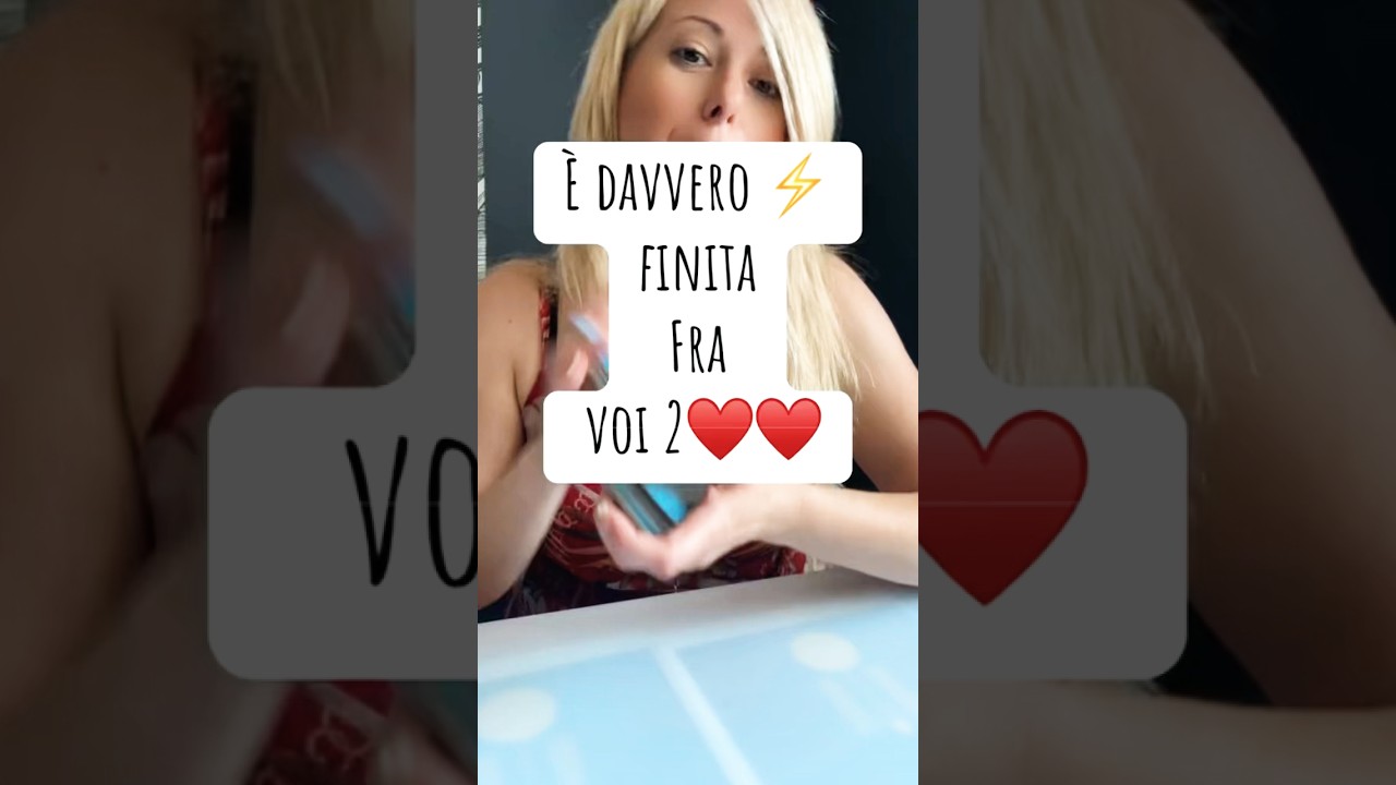 Tarocchi: &egrave; davvero finita fra voi 2 #tarocchi #tarocchigratis #cartomante