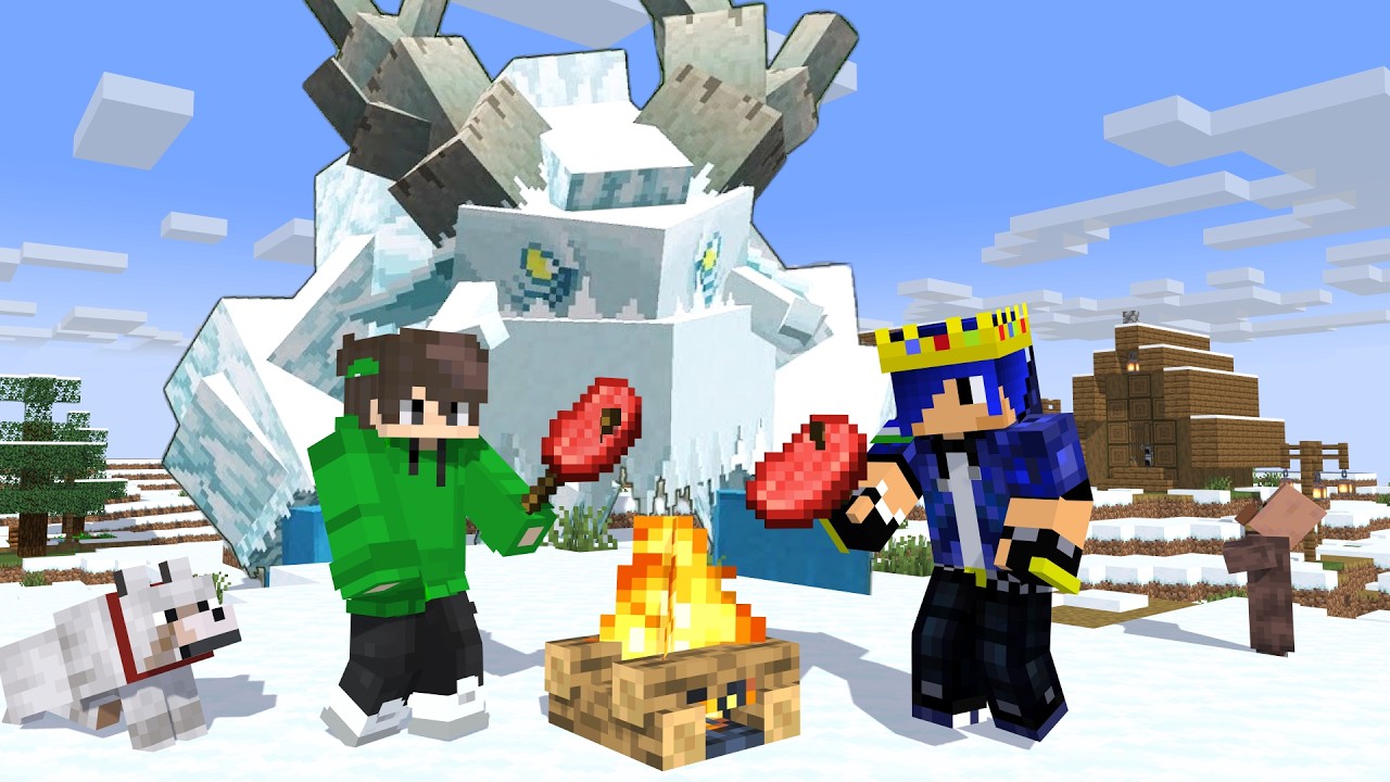 Minecraft Lekin QOR Mahluqidan Tirik Qolishimiz Kerak 😱