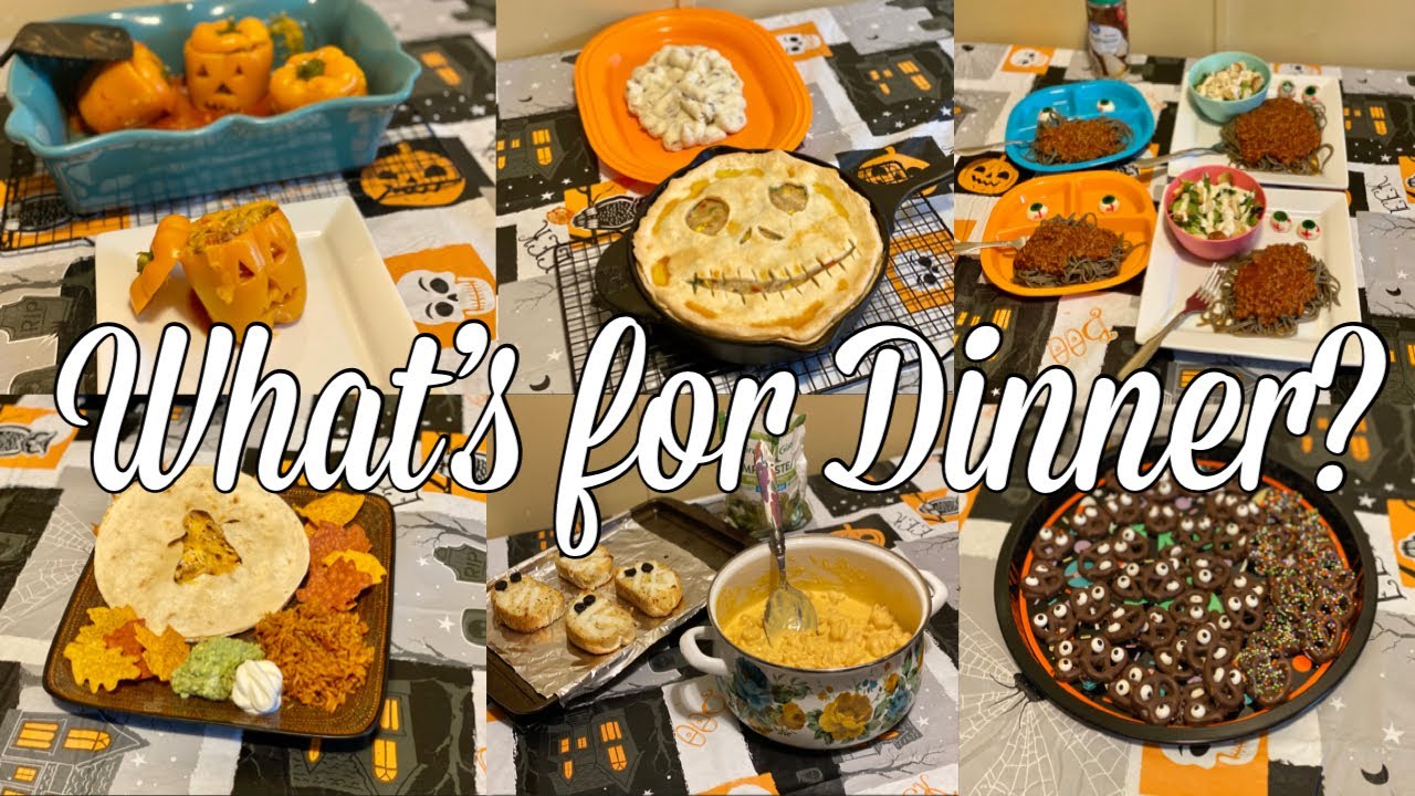 Halloween Themed What’s for Dinner| Easy & Budget Friendly Family Meal Ideas| October 2020
