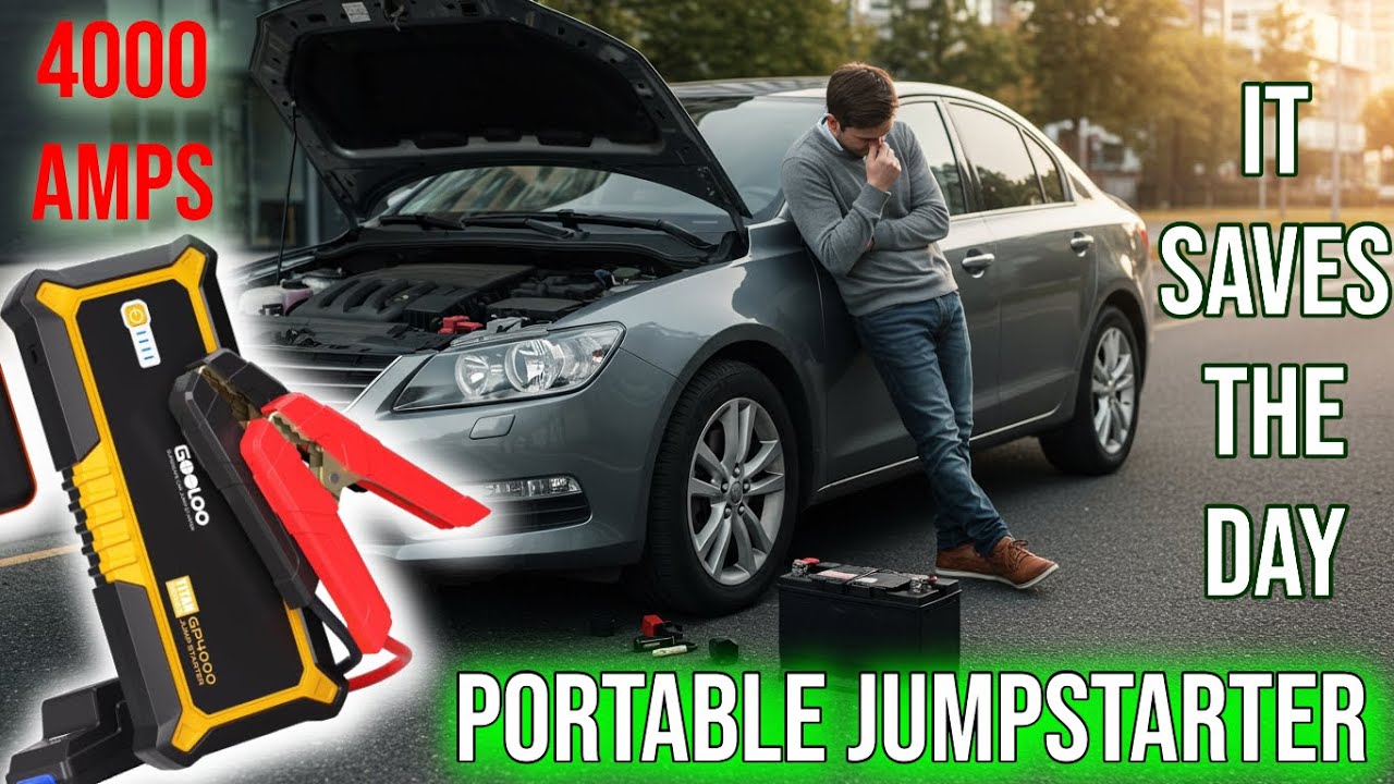 Never Be Stranded by a Dead Battery Again (GOOLOO GP4000 Review)