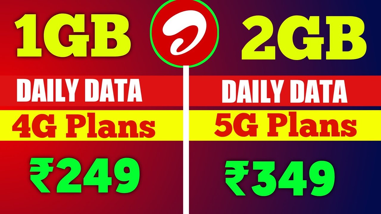 Airtel 1Gb Daily Data Plan Or 2Gb Daily Data Plan / Airtel Recharge Plan Monthly Plan