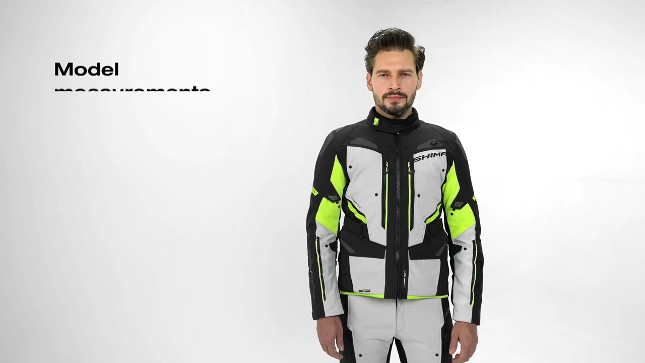 SHIMA Dune Men / Fluo - touring motorcycle jacket