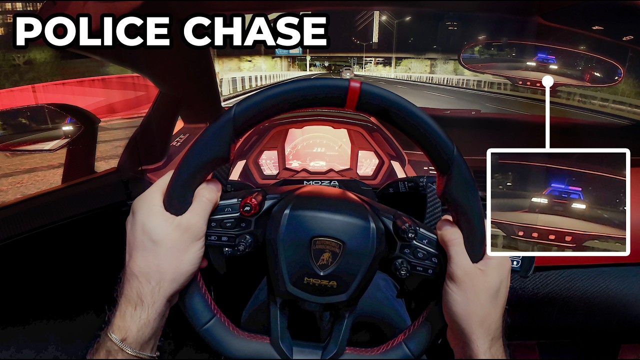 Lamborghini Revuelto High-Speed Police Chase with Traffic on Shutoko | Assetto Corsa