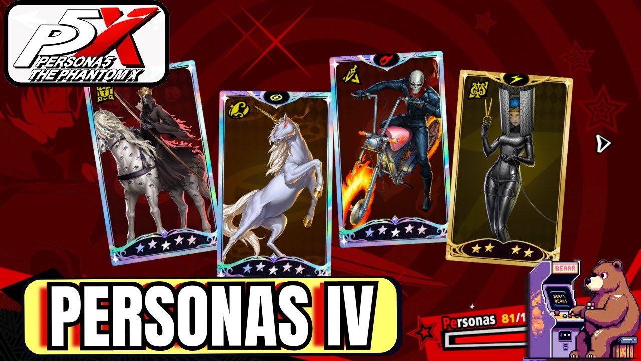 Какие Персоны 4-го ранга следует выбрать в Persona 5X?
