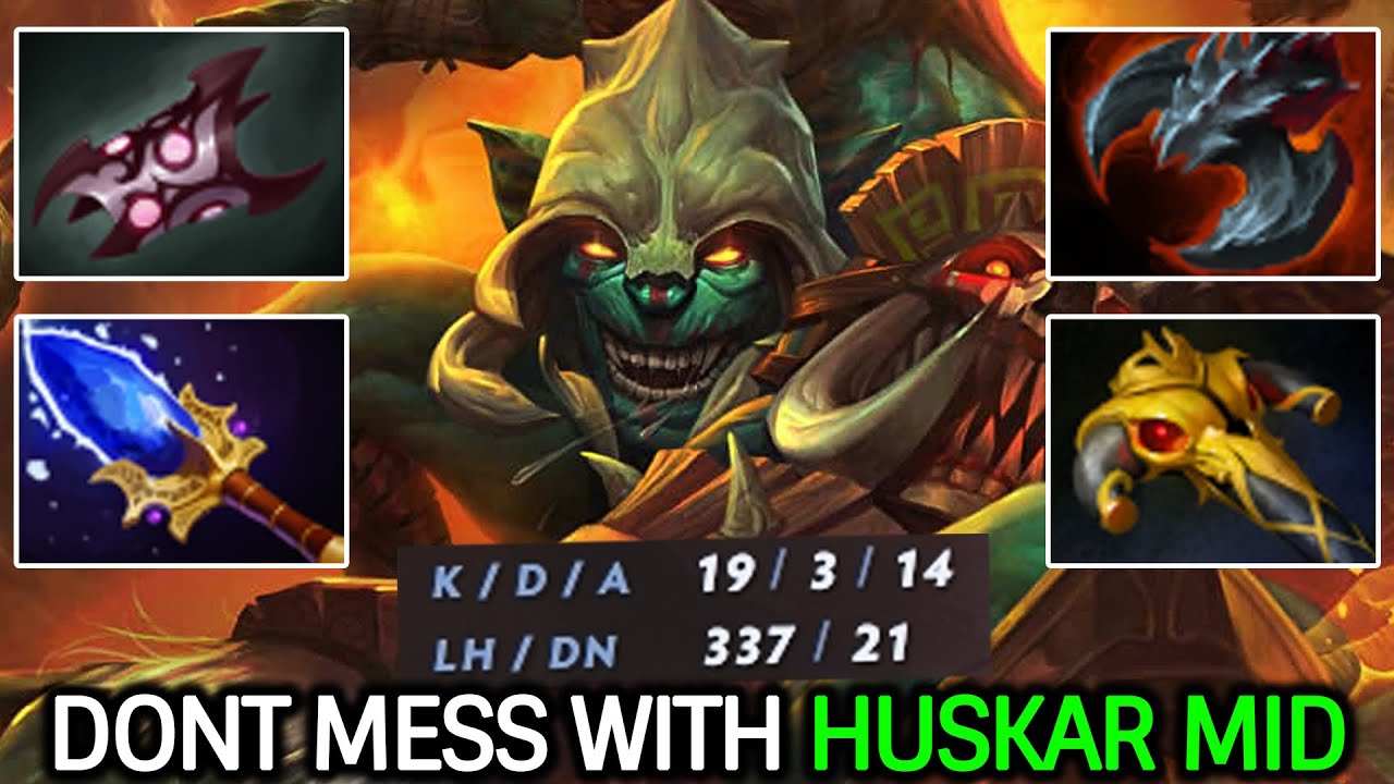Dont Mess with Huskar Mid – Scepter Build Ganks All Game Dota 2