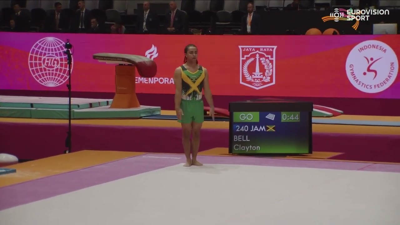 Clayton Bell. 2025 World Championships. Qualification. FX