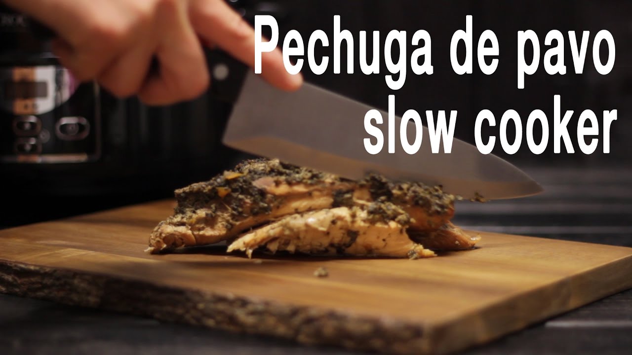 Pechuga de pavo en Crock Pot