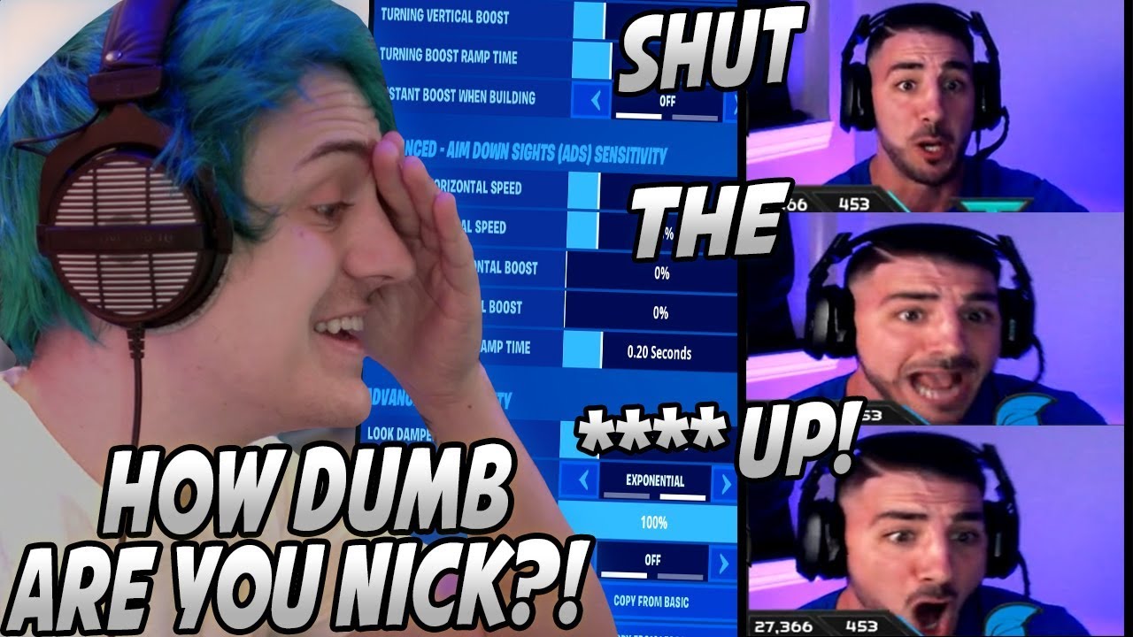 Ninja & NickMercs Get Into An INTENSE FIGHT Over 