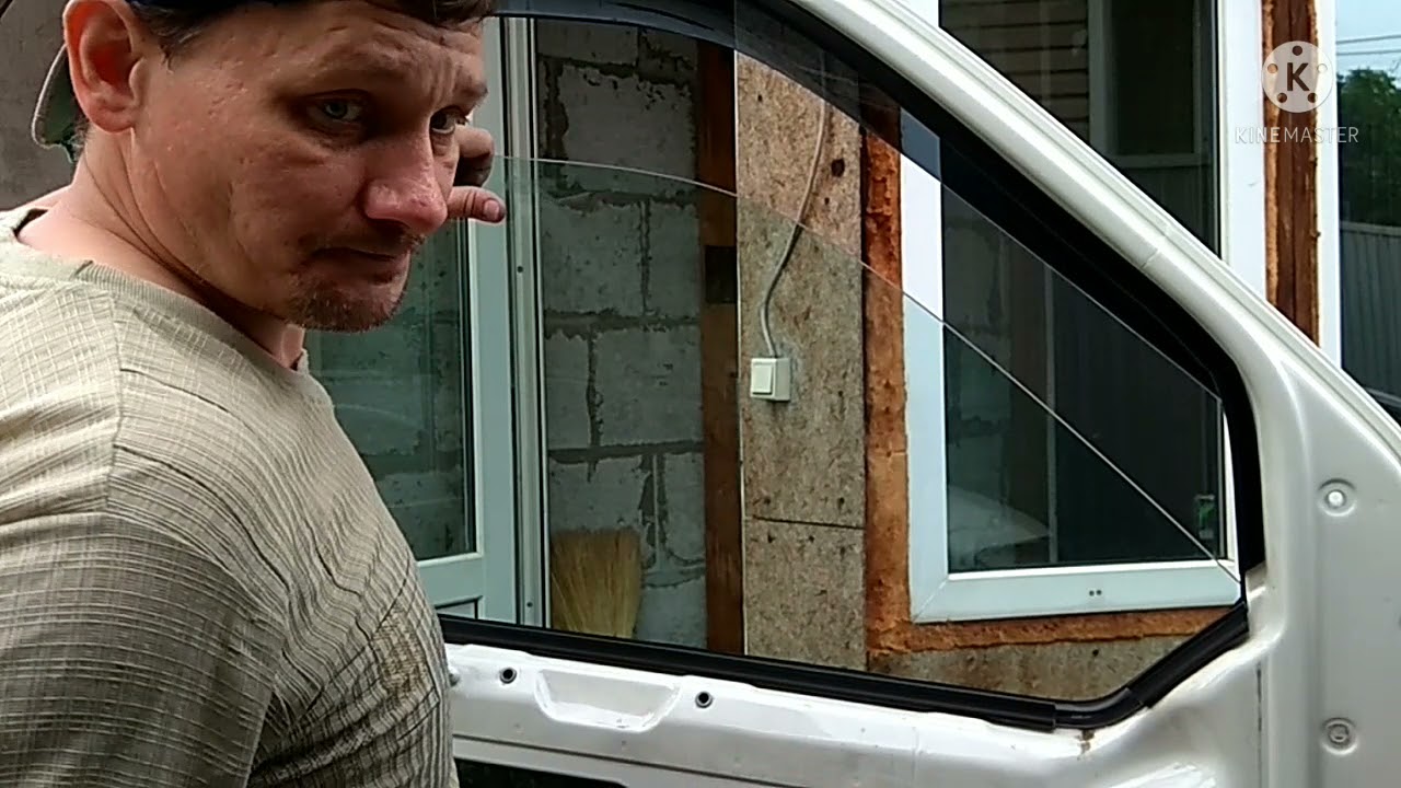 Volkswagen T5 Transporter  Установка Переднего стекла в дверь. Стекло двери ®️