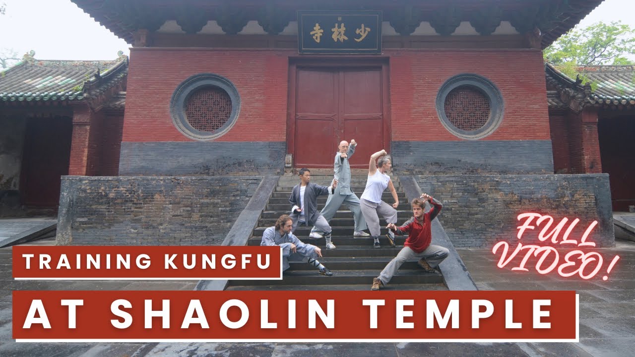 Training KUNG FU inside the REAL Shaolin Temple