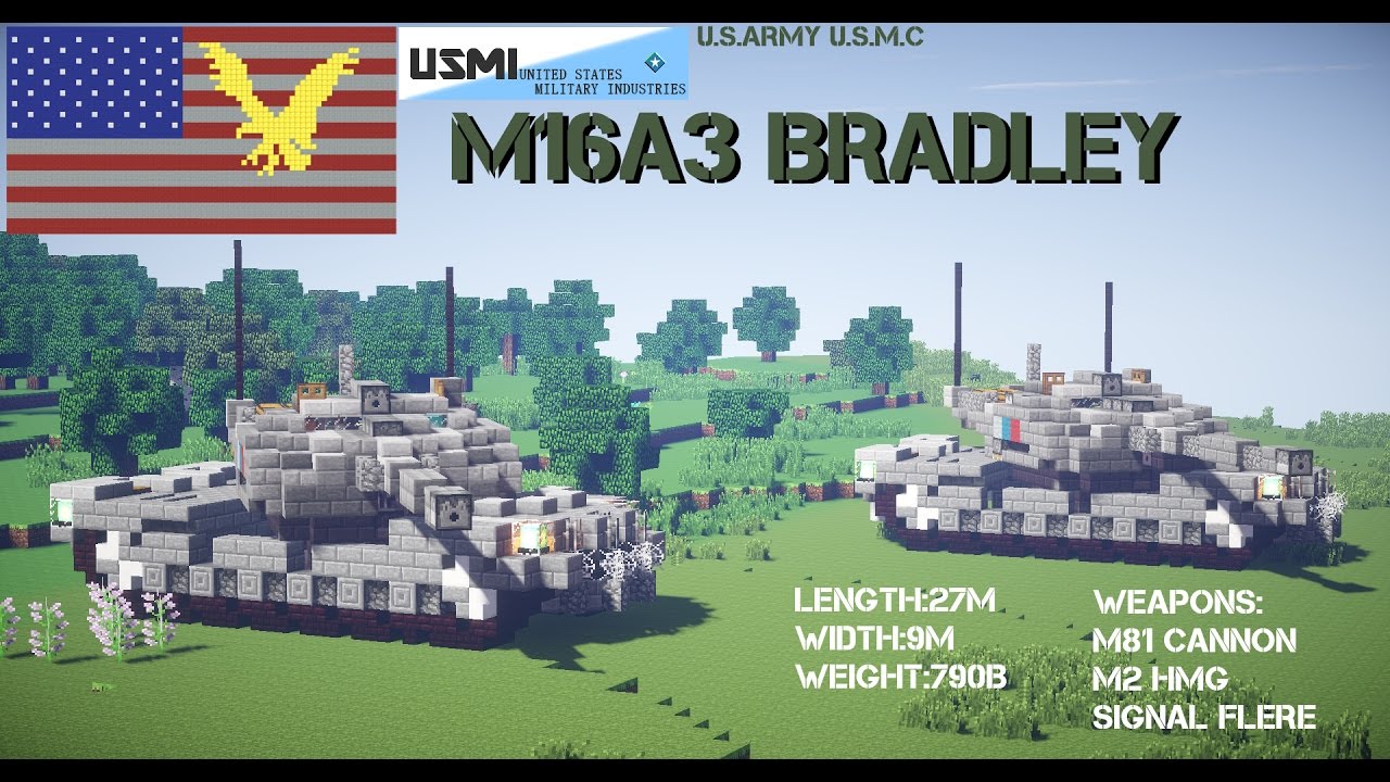 ［Minecraft軍事部］戦車再び。アメリバー合衆国陸軍、海兵隊紹介！Part1