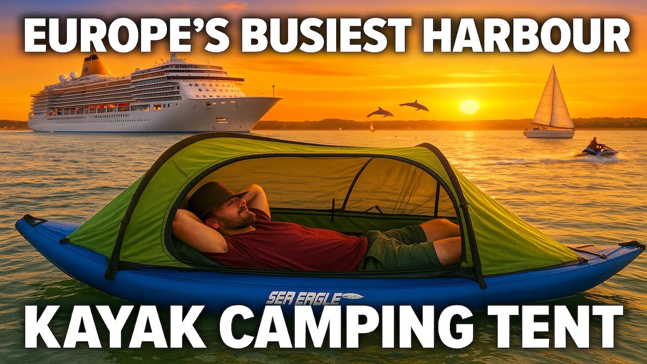 I Camped in an Inflatable Kayak – While Floating in a Busy Harbour