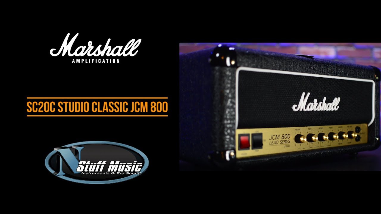 Marshall SC20H JCM 800 Studio Classic - In-Depth Overview