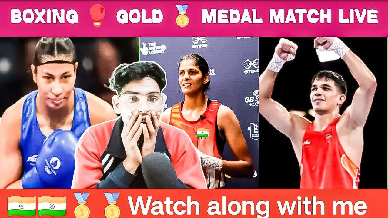 LIVE :  Boxing Gold Medal Match Final | Commonwealth Games 2026 live Watch along with me |