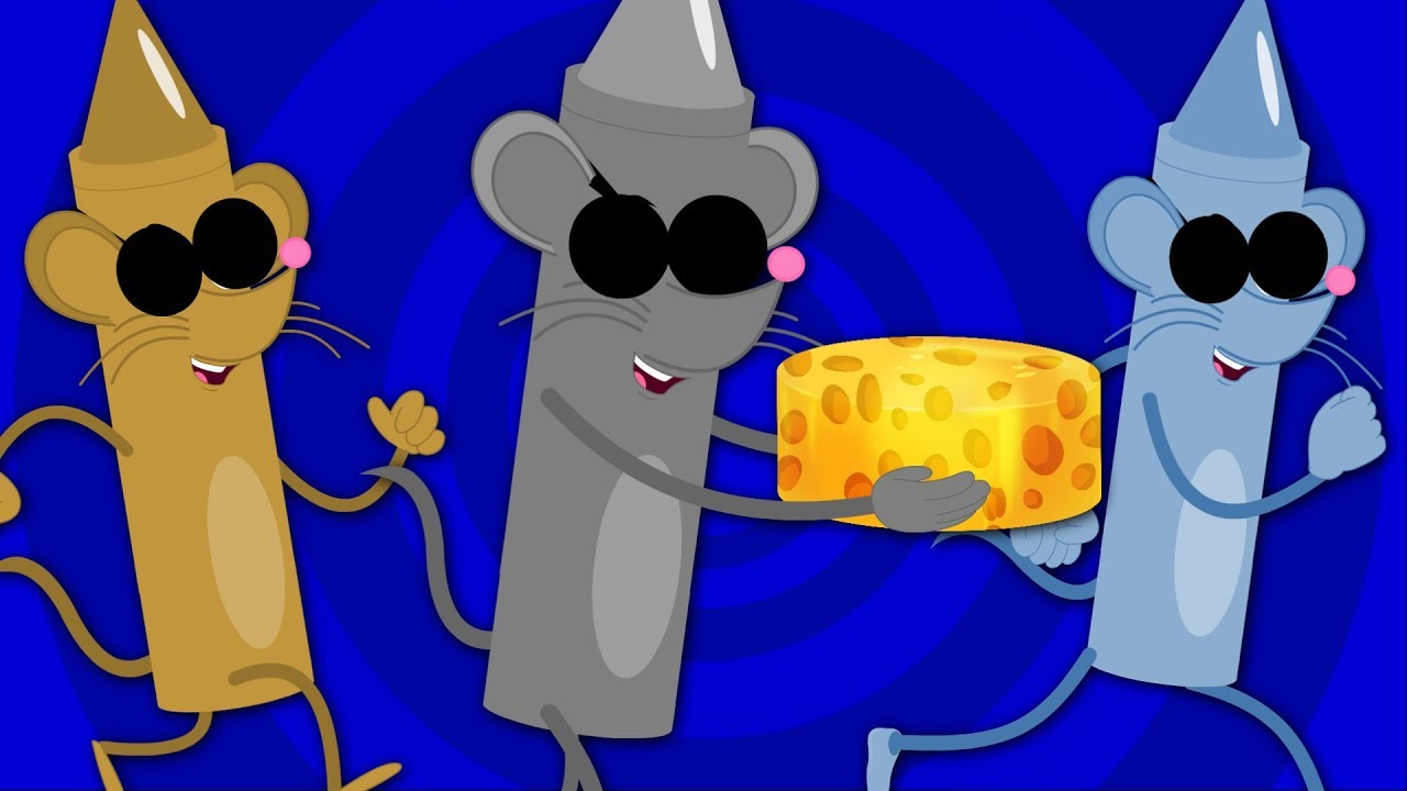 Three Blind Mice | Nursery Rhymes Songs For Children | Baby Rhymes By Crayons