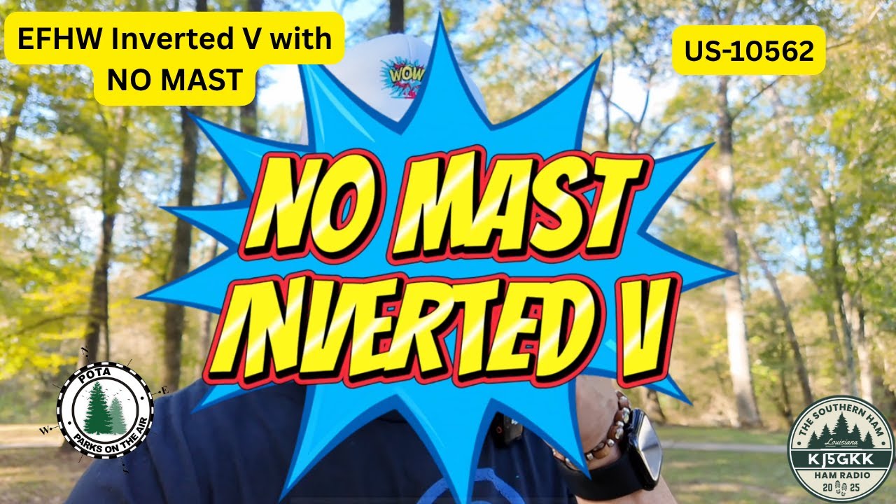 Антенна Inverted V &laquo;Без мачты&raquo;! Сделай это без покупки дорогой мачты!