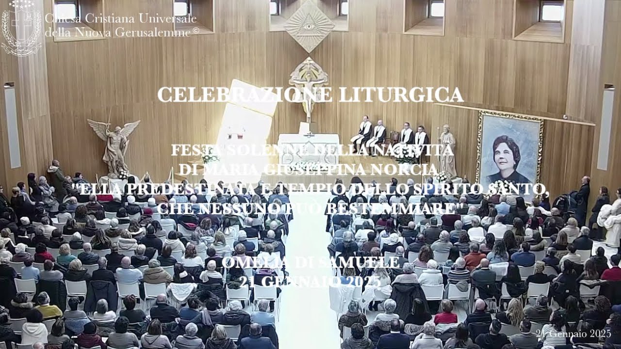 21/01/25 Natività MGN: “Ella Predestinata e Tempio dello Spirito Santo, che nessuno può bestemmiare”